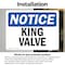Signmission King Valve, 14 in W x Rectangle, Vinyl Decal OS-2PACK-NS-D-1014-L-13901 - alternate 6